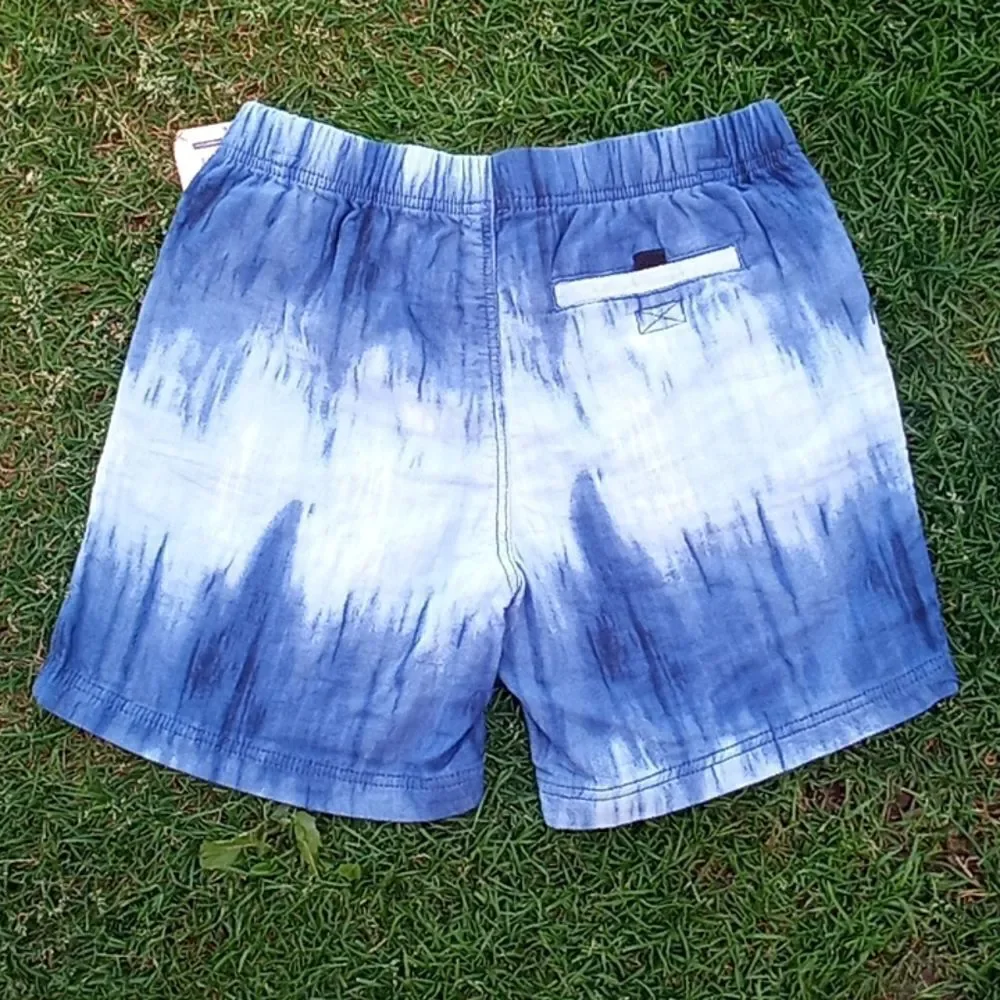 Boys Tie Dye Buckle Up Shorts